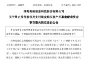 兰州688175，终止重大资产重组