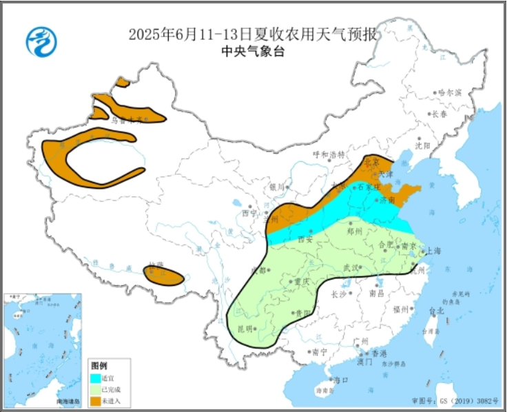 麦收区天气晴好利于收获 但部分地(🚵)区(🐆)墒情持续偏差需造墒播种